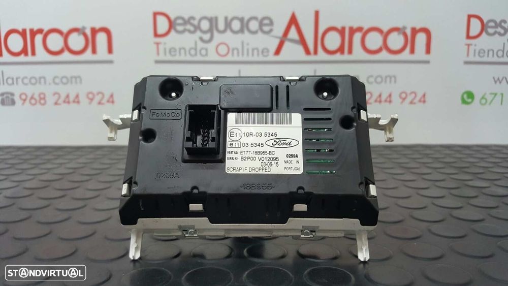 TELA/ECRÃ MULTIFUNÇÕES FORD FIESTA (CCN) TREND - 2