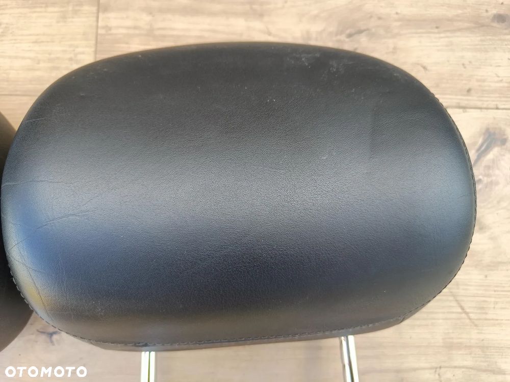 MERCEDES W211 ZAGŁÓWEK SKÓRZANY FOTELA LEWY PRAWY CZARNY - 3