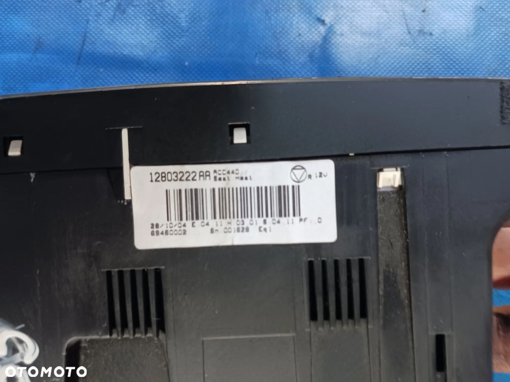 Panel klimatyzacji nawiewu grzane fotele SAAB 93 9-3 05' EU 12803222AA - 3
