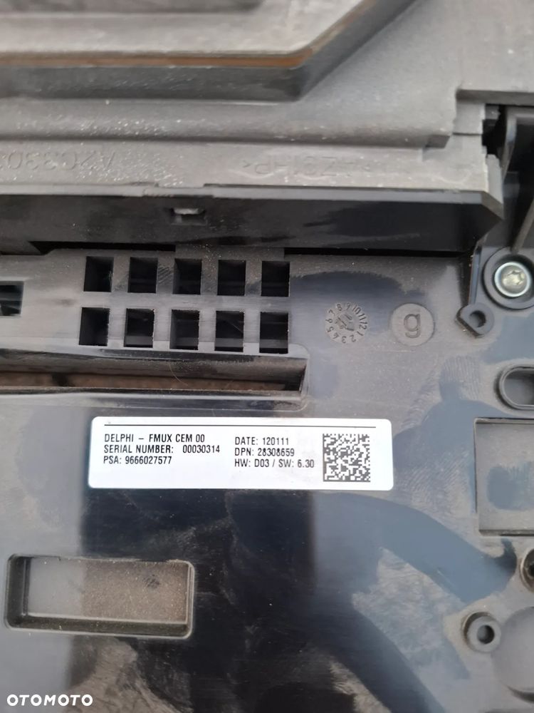 Citroen C4 II b7 DS4 EKRAN panel klimatyzacji 9800836080 9666027577 - 5