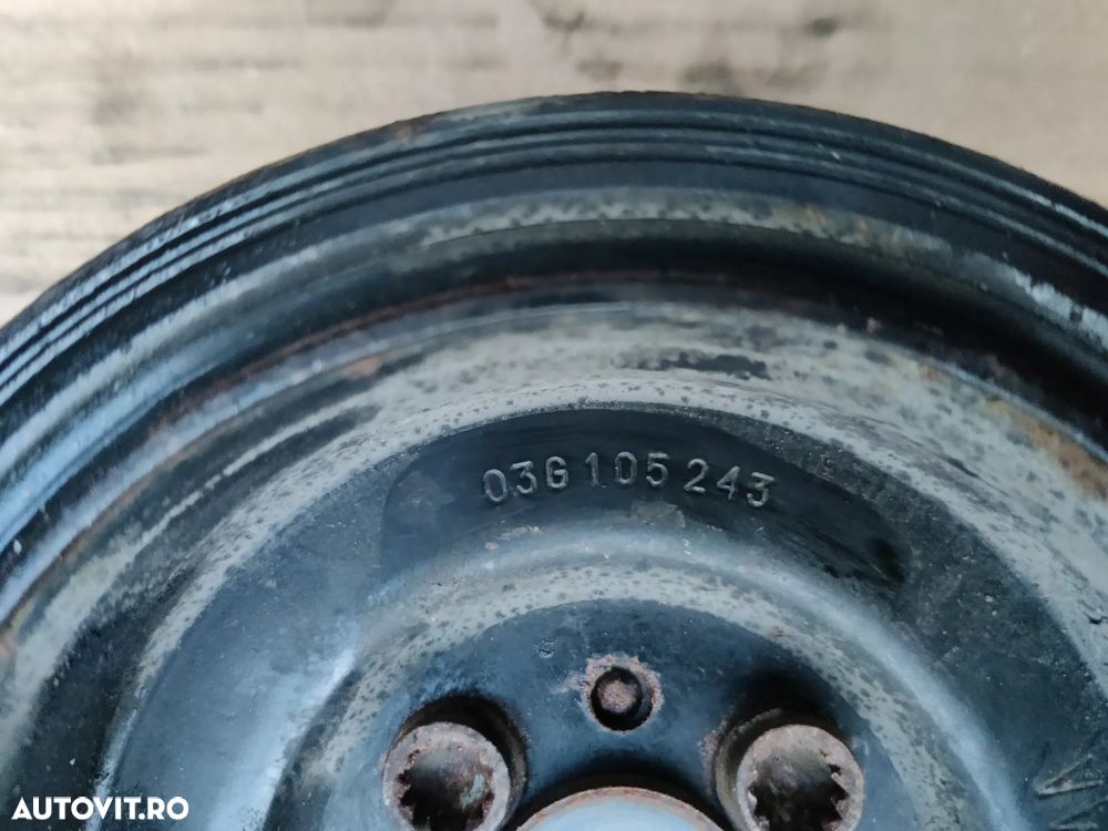 Fulie vibrochen motor 2.0 TDi CAG CAH CBA CGL CJC CFG Seat Exeo Audi A4 A5 A6 Q5 Q3 Vw Passat 03G105243 - 7