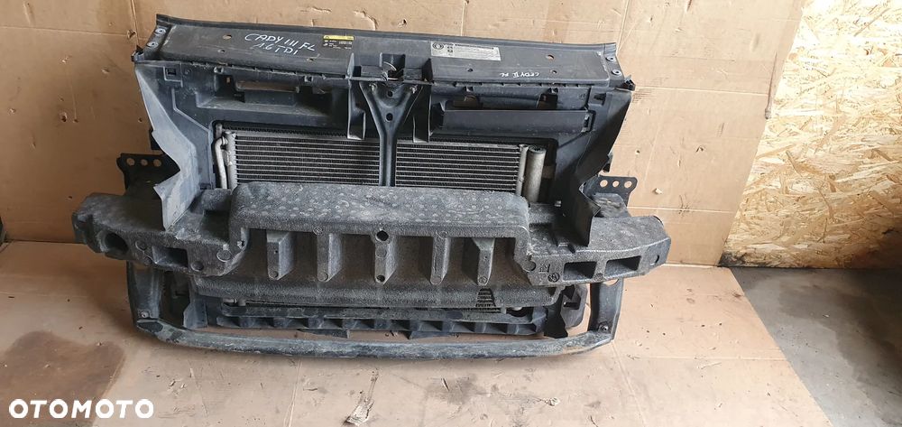 Pas przedni kompletny chłodnice wentylatory belka VW Caddy III Lift 1.6 TDI - 5