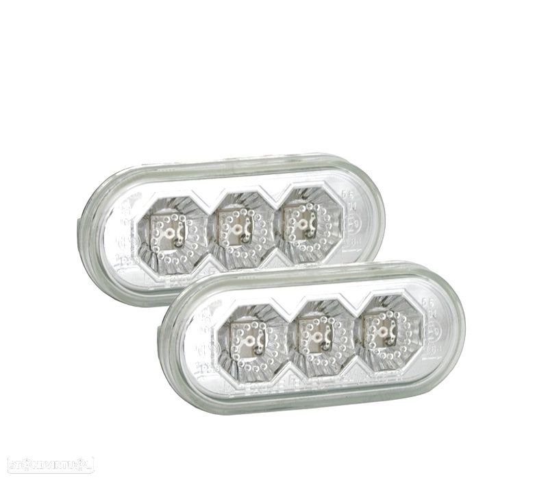 PISCAS LATERAIS LED VOLKSWAGEN VW SEAT FORD CROMADO - 1