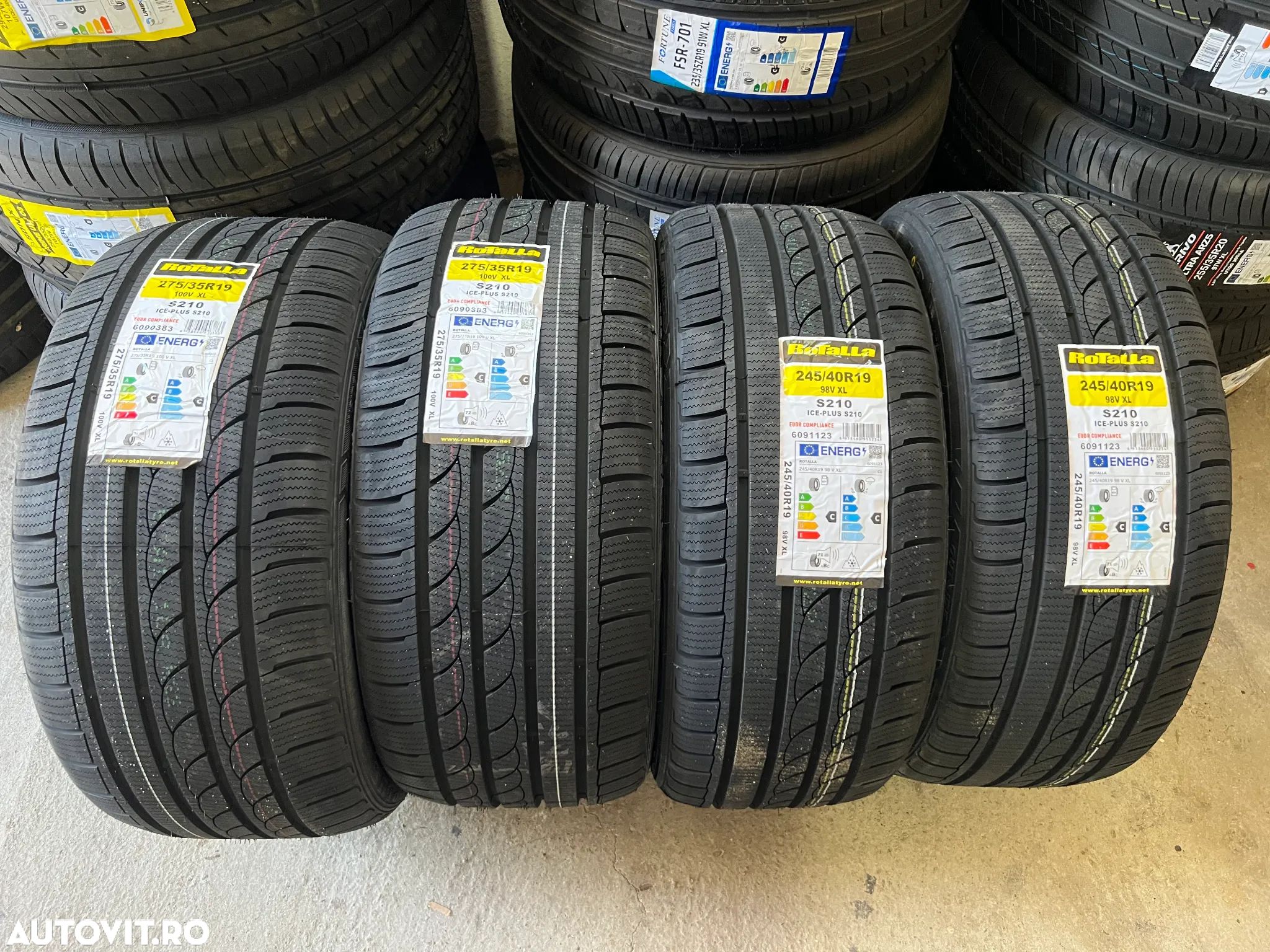 4 anvelope iarna 245-40-19 si 275-35-19 BMW F10 F11 OPEl Mercedes E class BMW G30 E class W212 W213 cauciucuri iarna  245-40-19- 275-35-19 - 1
