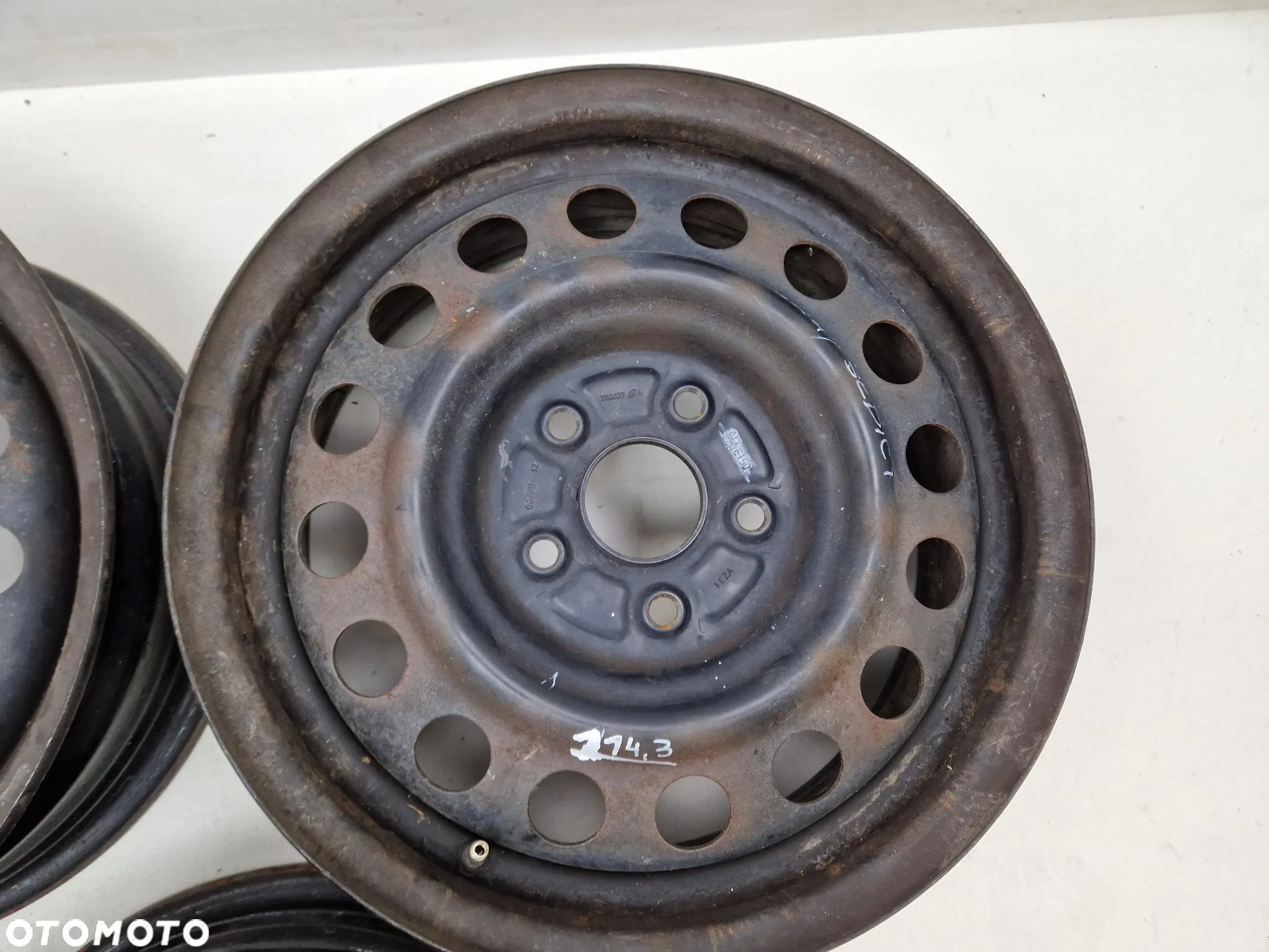 Felgi stalowe Fiat Sedici 6Jx16 ET50 - 5