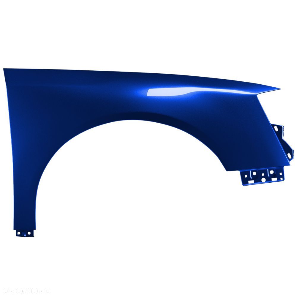 BLU Błotnik VW PASSAT B6 LC5J prawy niebieski 05-10 przód ocynk LaserBlue - 2