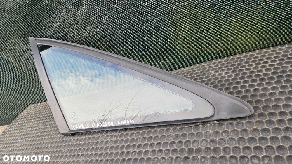 Szyba Szyby Karoseryjna Boczna Błotnik Trójkat LEWA PRAWA Tyl Tylna Pod Chrom Ramki Audi A6 C6 Sedan - 2