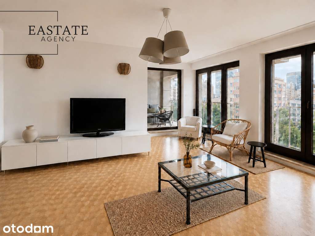 Apartament 70 m² | widok na PKiN | garaż | loggia