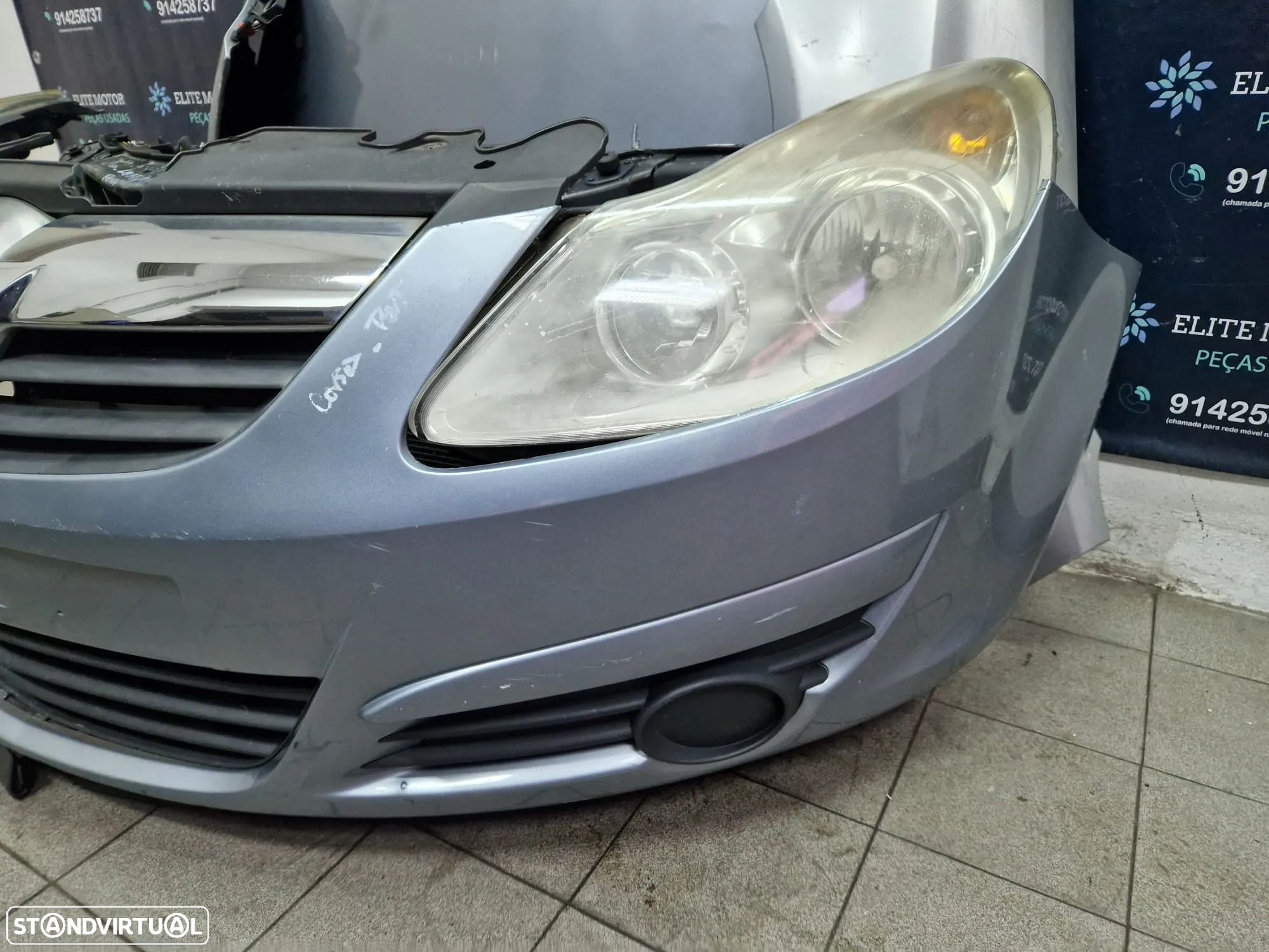 Frente completa usada OPEL CORSA D capot parachoques oticas guardalamas 1.3 CDTI - 5