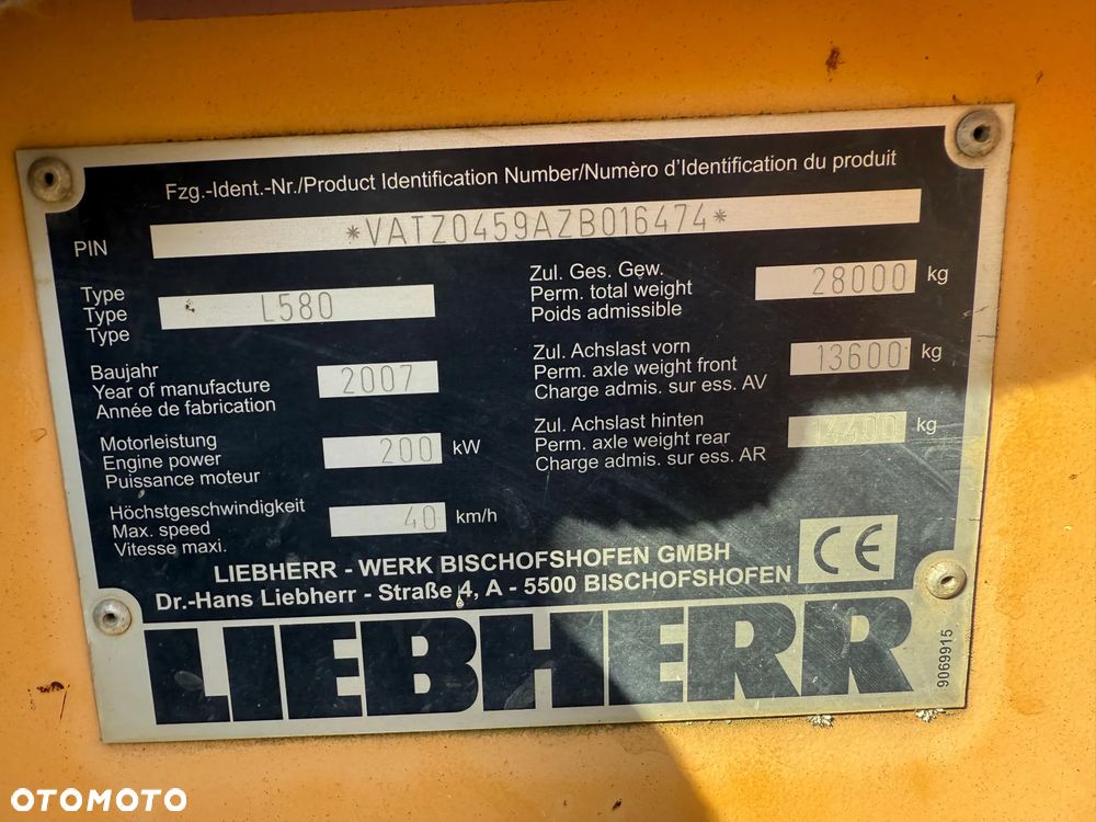 Liebherr L580 - 6