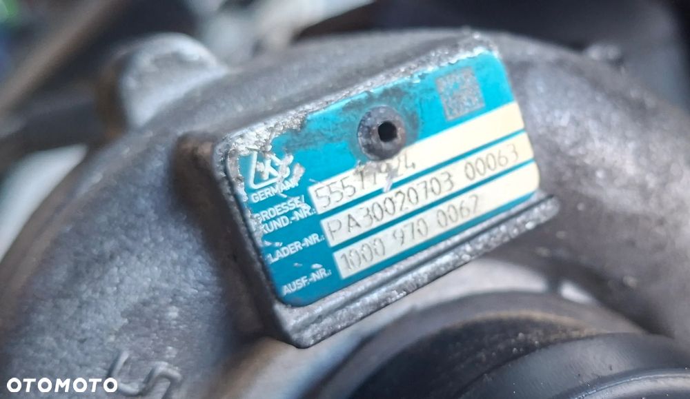 OPEL INSIGNIA A 13r 2.0 CDTI TURBOSPRĘŻARKA 55577924 - 2