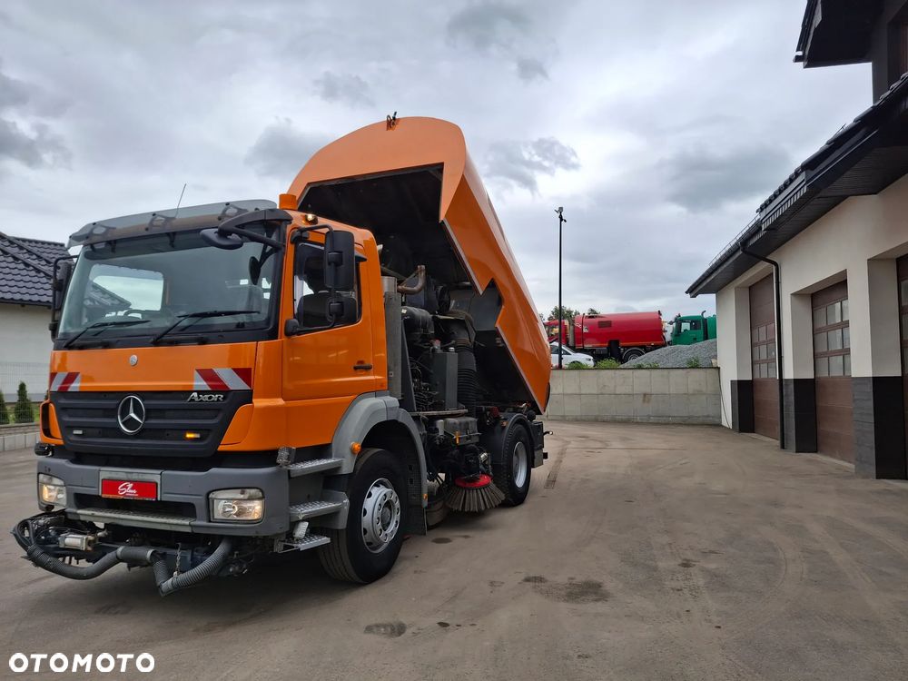 Mercedes-Benz Axor 1823 Zamiatarka Bucher Optifant 70 Szczotki Lewa Prawa Strona 2 Silniki Rura Do Liści Odchwaszczarka - 13