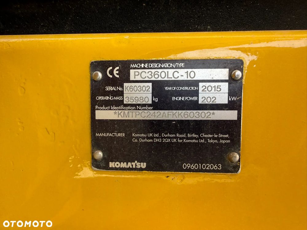 Komatsu PC 360 LC -10 - 14
