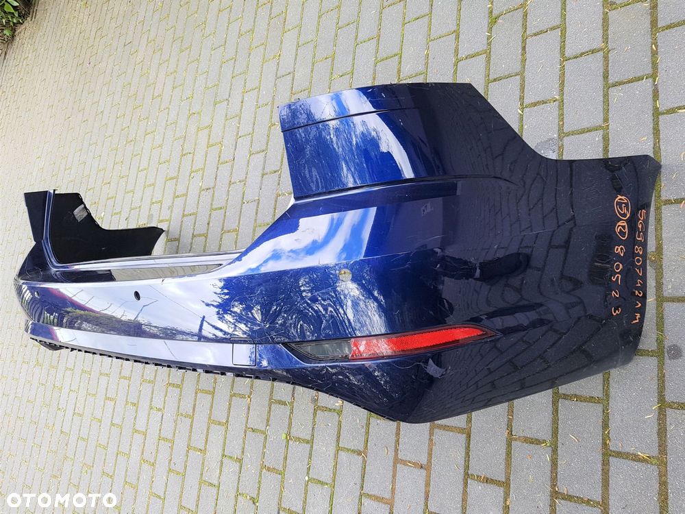 vw golf 7 lift kombi zderzak tył 5g9807421m - 4