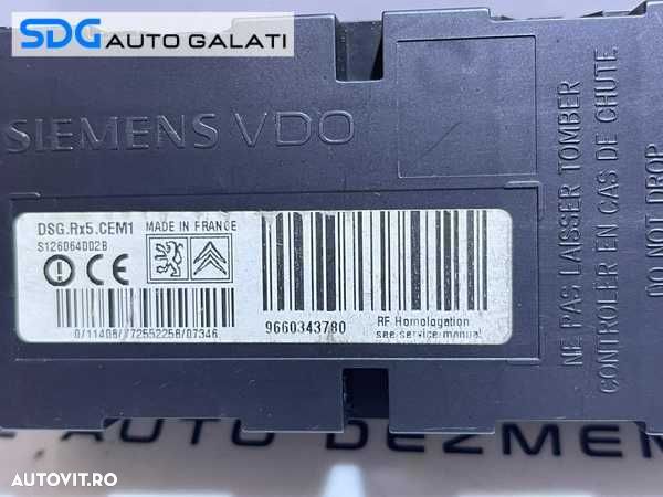 Unitate Modul Calculator Presiune Aer Jante Roti Anvelope Cauciucuri Peugeot 607 1999 - 2010 Cod 9660343780 [L3340] - 4