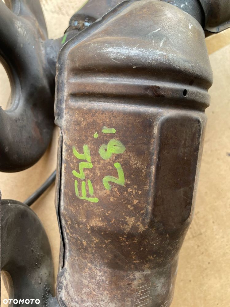kolektor wydechowy katalizator bmw e46 2.0 2.3 2.8 i m52 tu komplet - 6