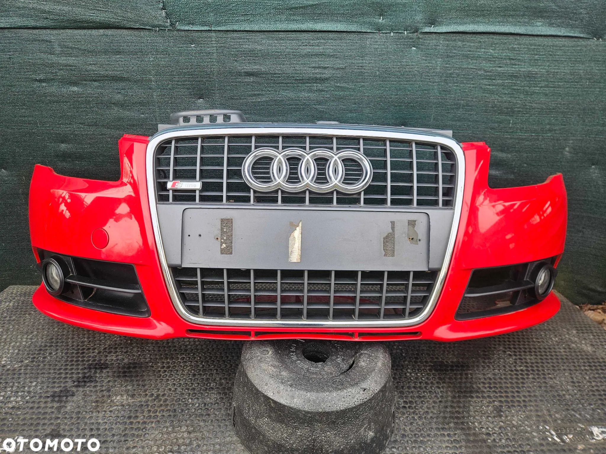 Zderzak Przod Przedni S-Line Kratki Halogeny Gril Atrapa AUDI A4 B7 Kombi Sedan - 1