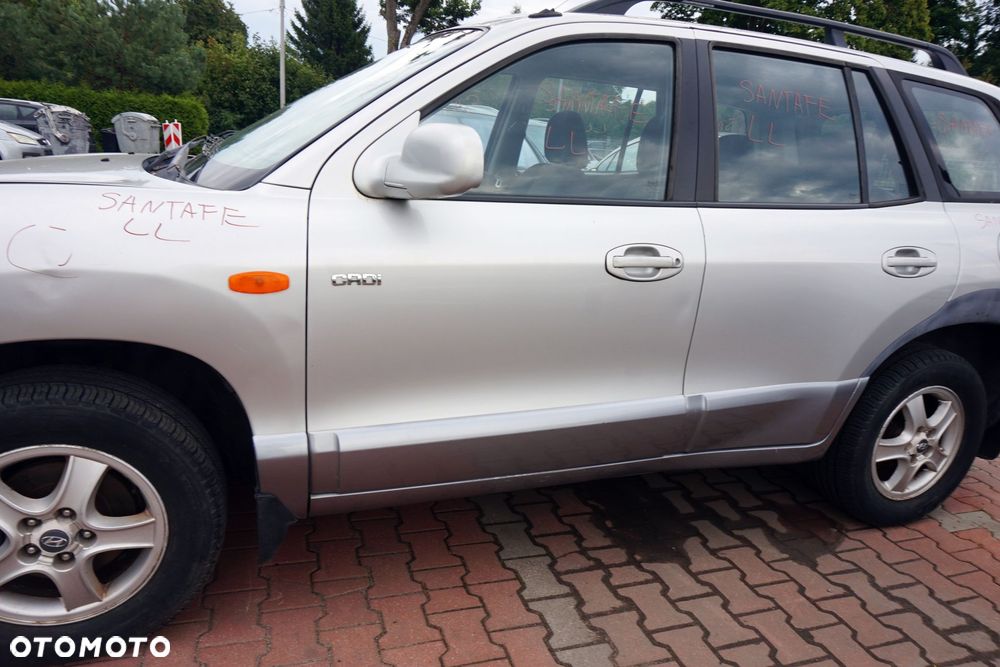 DRZWI PRZEDNIE LEWE SANTA FE I SM LL  SREBRNY HYUNDAI 2000-2006 - 4