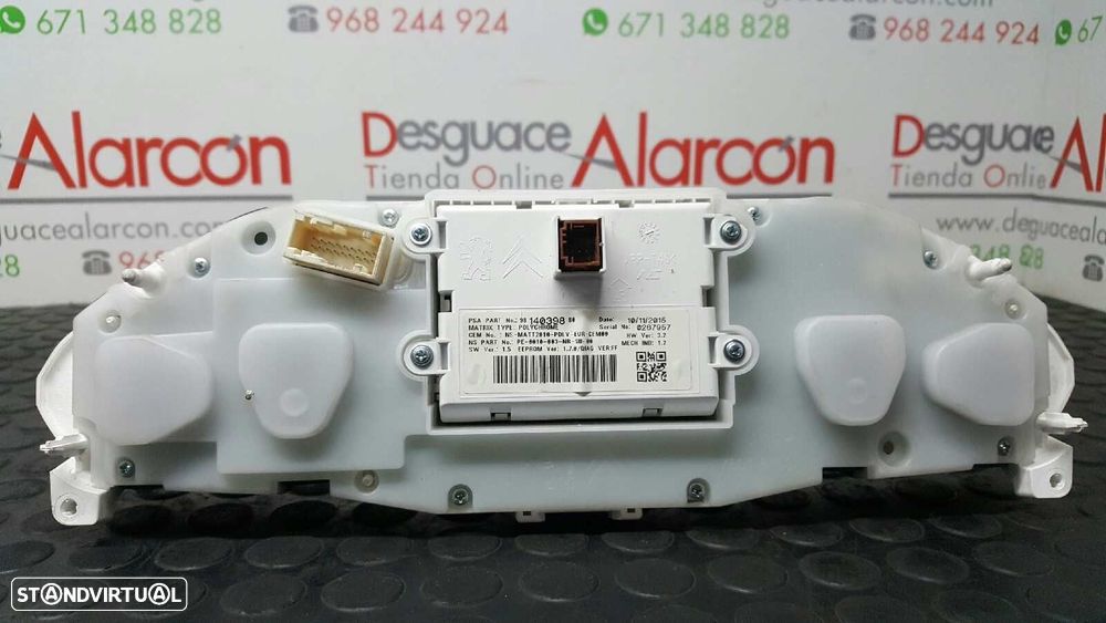 QUADRANTE PEUGEOT 2008 (--.2013->) ACTIVE - 12