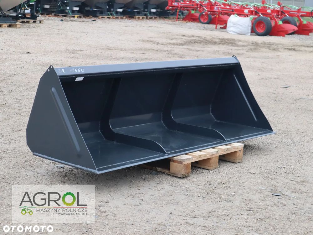 Łyżka trapezowa Inter-tech 2,2 m do ładowacza; Chwytak, Łyżko-Krokodyl - 9