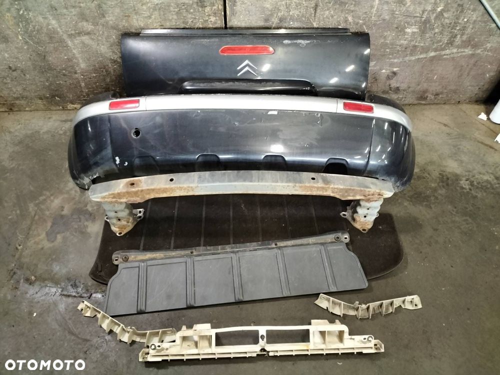 KOMPLETNY TYŁ KLAPA BLENDA DOLNA ZDERZAK BELKA CITROEN C3 PLURIEL I EYPC - 1