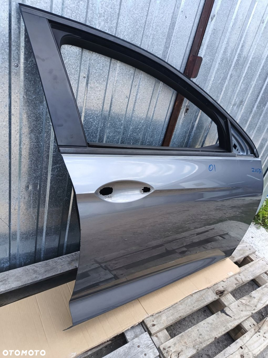 OPEL INSIGNIA B II 17r- Drzwi prawy przód Z10B oryginalny lakier - 3