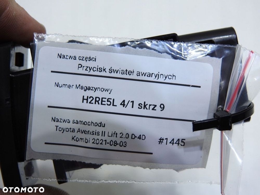 PRZEŁĄCZNIK AWARYJNYCH AVENSIS T25 LIFT - 4