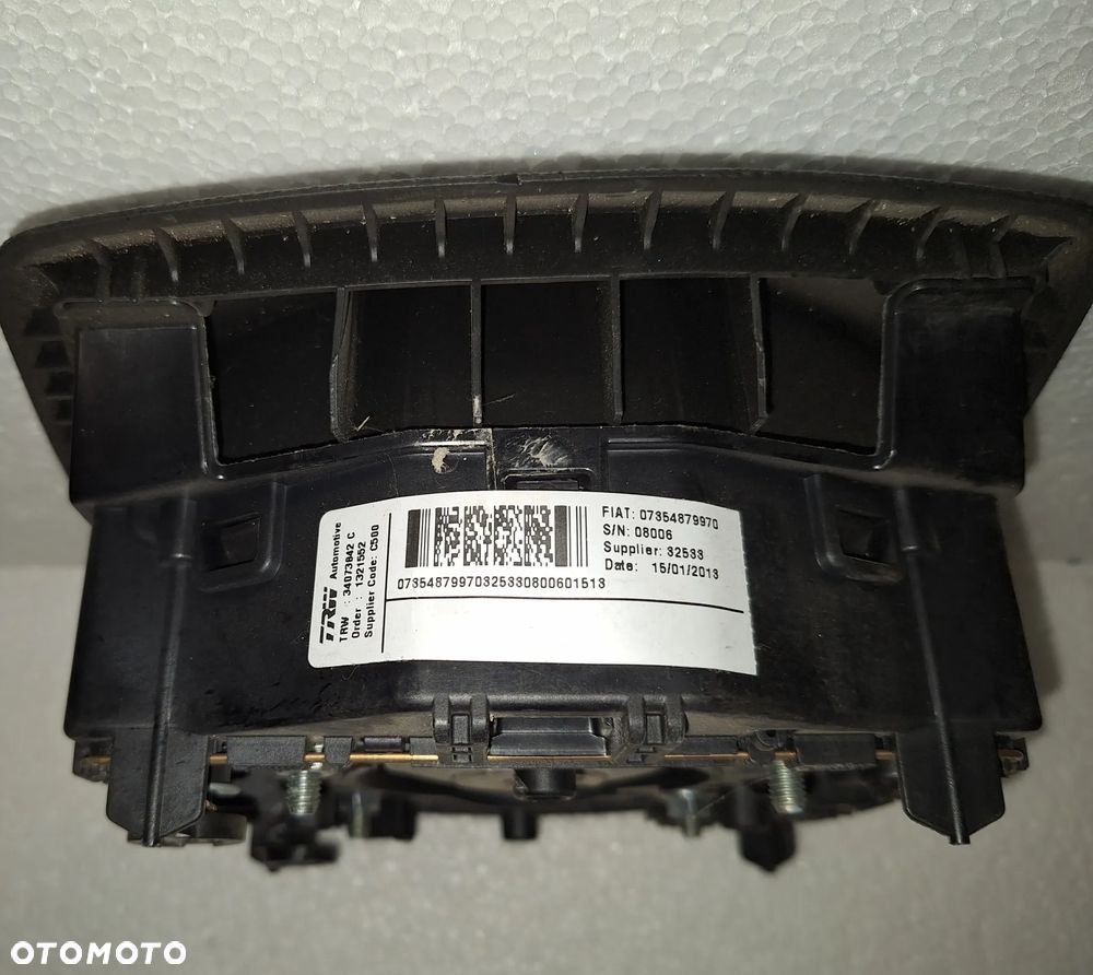 PODUSZKA POWIETRZNA AIRBAG KIEROWCY CITROEN JUMPER OE 07354879970 - 3