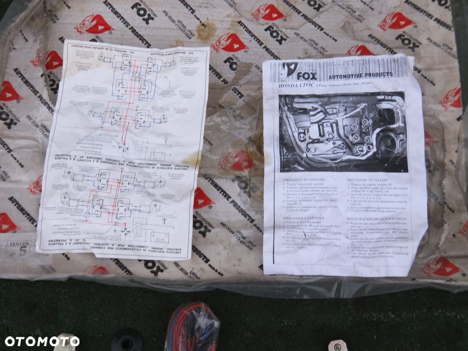 Honda CIVIC V 1992-95 ZESTAW ELEKTRYCZNE SZYBY - 2