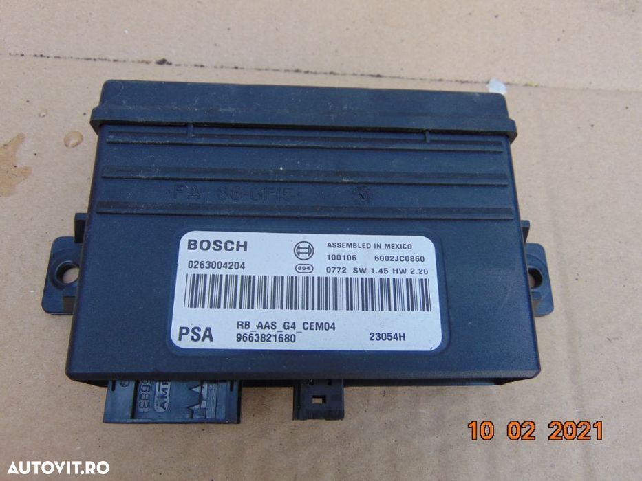 Modul senzori parcare Citroen c3 picasso berlingo peugeot partner c5 3 - 1