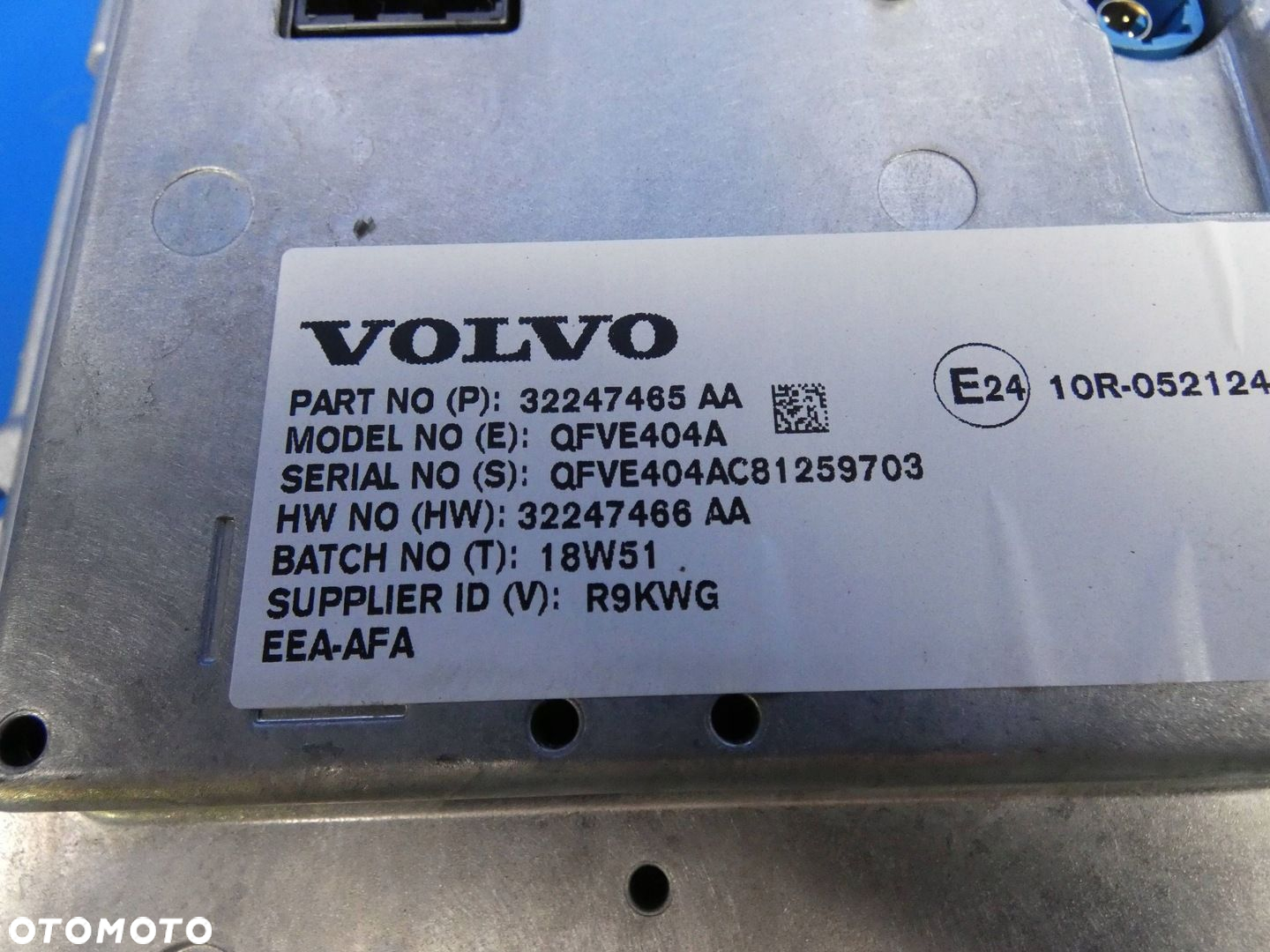 VOLVO S60 III V60 II XC60 EKRAN WYŚWIETLACZ MONITOR NAWIGACJI RADIA - 3