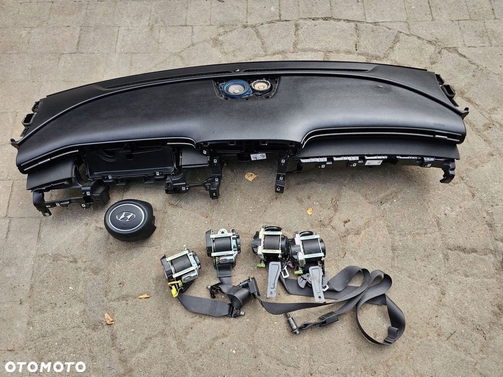 konsola airbag pasy komplet hyundai tucson iv - 1