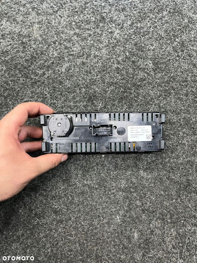 bmw f01 seria7 panel nawiewu klimatyzacji tył tylny 9245277 - 7