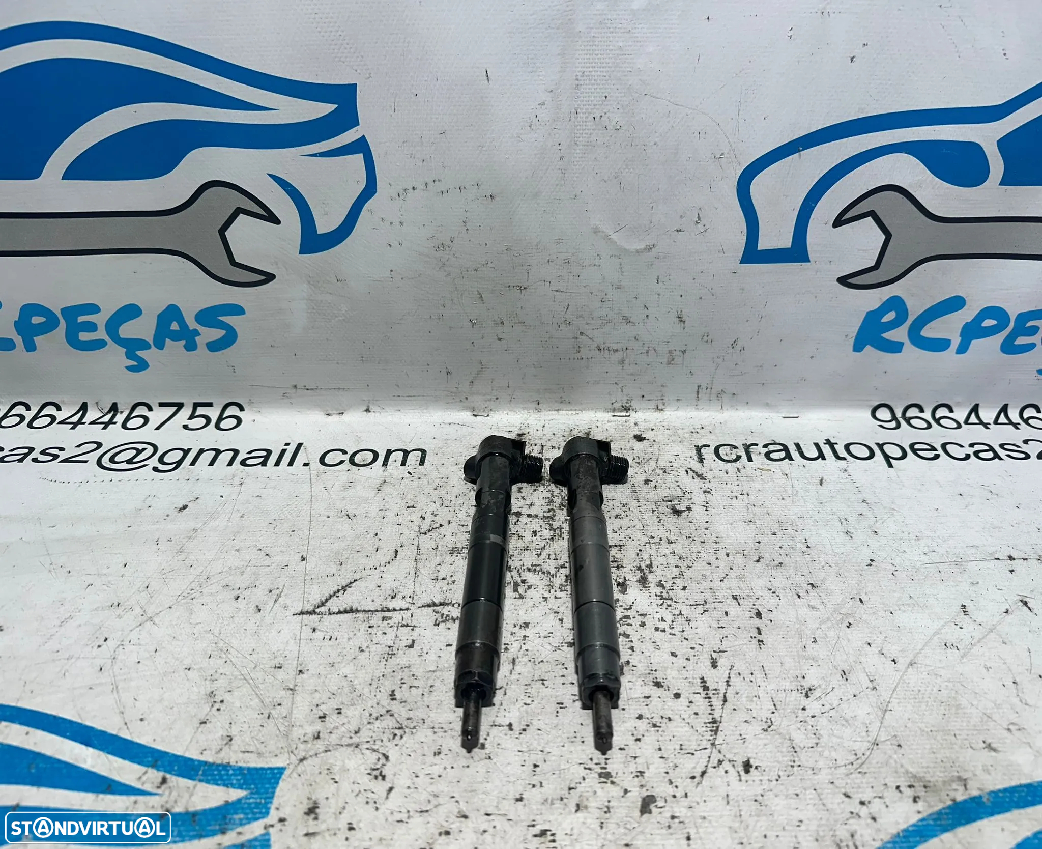 .Conjunto 2 injetores Delphi Mercedes Benz 2.2 220 / 250 / 114 CDi 651921 A6510704987 - 2