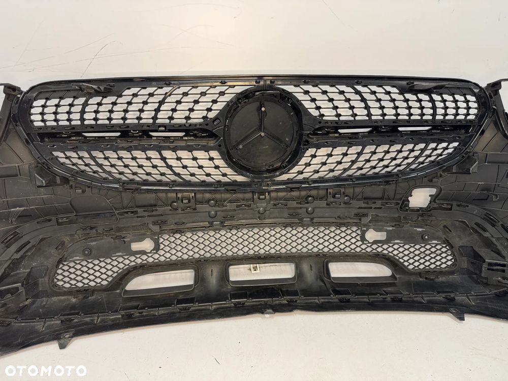 ZDERZAK PRZEDNI PRZÓD MERCEDES GLC LIFT ZWYKŁY PIANO BLACKX253 W253 - 9