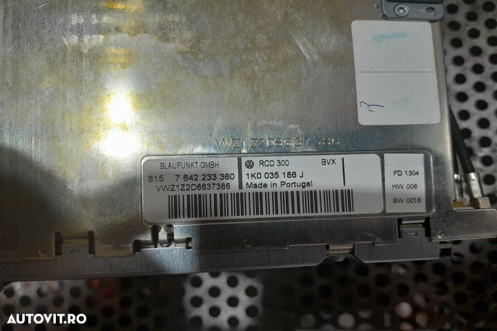 Radio cd 1K0035186J 1K0035186J Volkswagen VW Golf 5 [2003 - 2009] Plu - 3