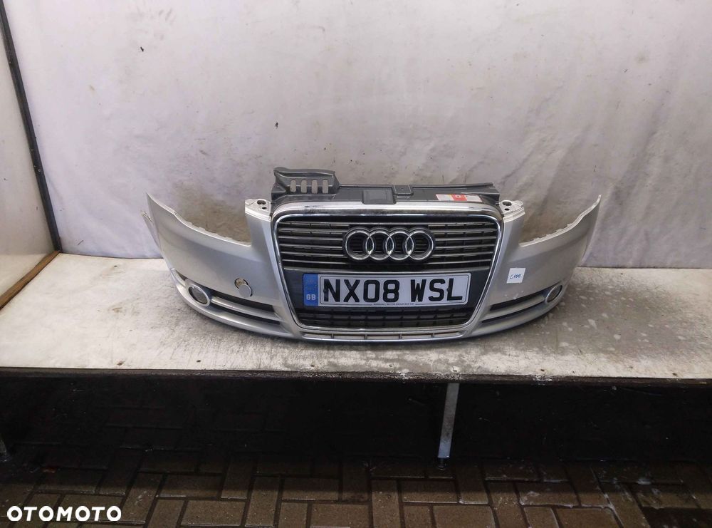 ZDERZAK PRZÓD PRZEDNI | AUDI A4 B7 HALOGENY LY7W - 1