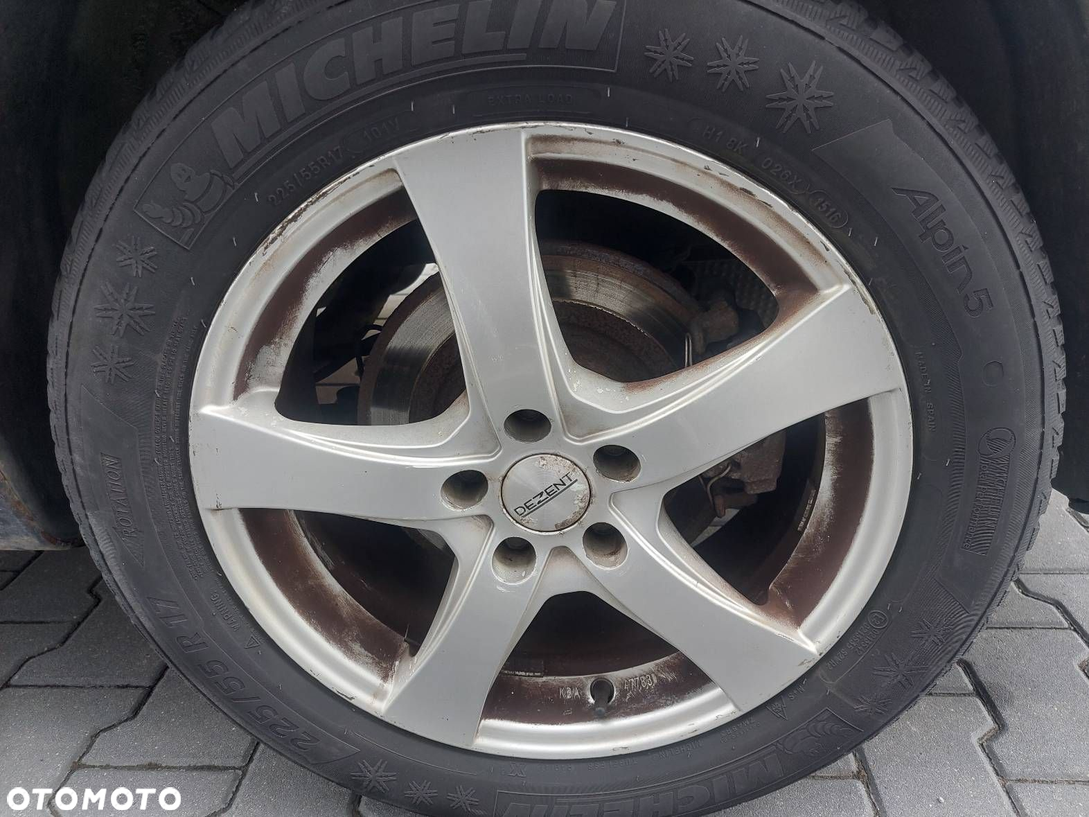 FELGI ALUMINIOWE 4 SZT DEZENT RENAULT  KBA47783 5X108 FI 60,1 - 2