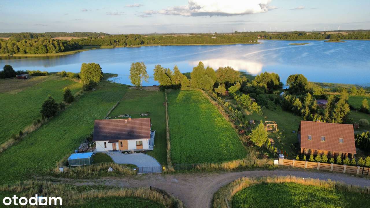 Działka nad jeziorem Dybowskim z linią brzegową. Projekt domu!!! - Pełny obrazek: 2/4