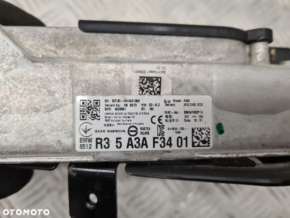 BMW F40 F44 MODUŁ WZMACNIACZ 5A3AF34 - 3