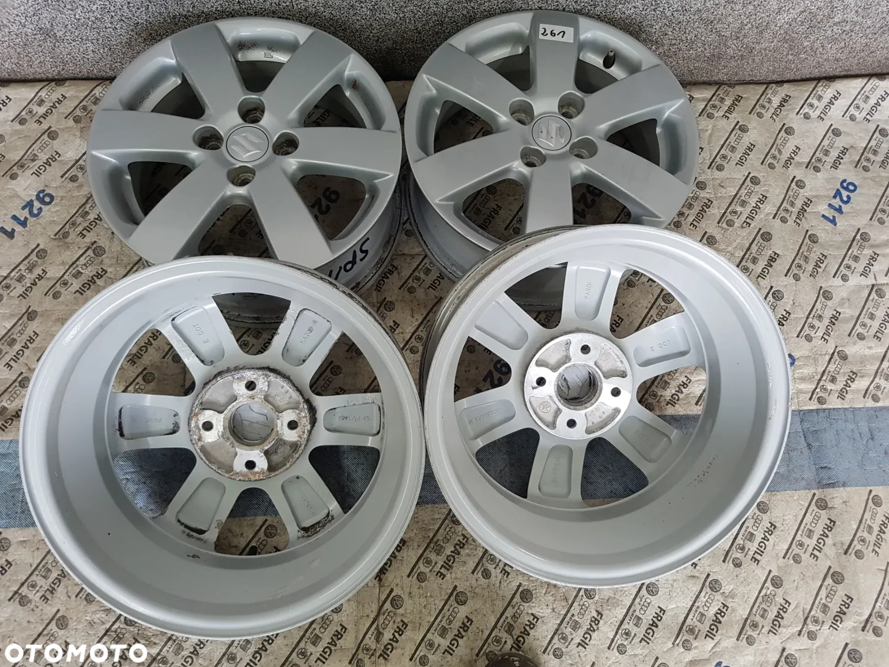 FELGI ALU 4x100 5.5Jx15 ET45 SUZUKI SWIFT SPLASH IGNIS - 14