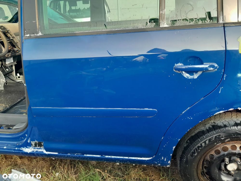 VW TOURAN DRZWI LEWE TYLNE LEWY TYŁ KOLOR: LL5M