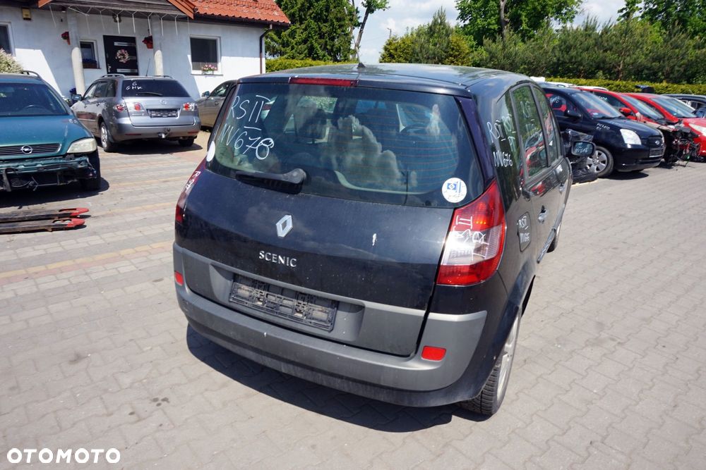 KLAPA BAGAŻNIKA TYLNA SCENIC II PH1 NV676  CZARNY RENAULT 2004-2006 - 2