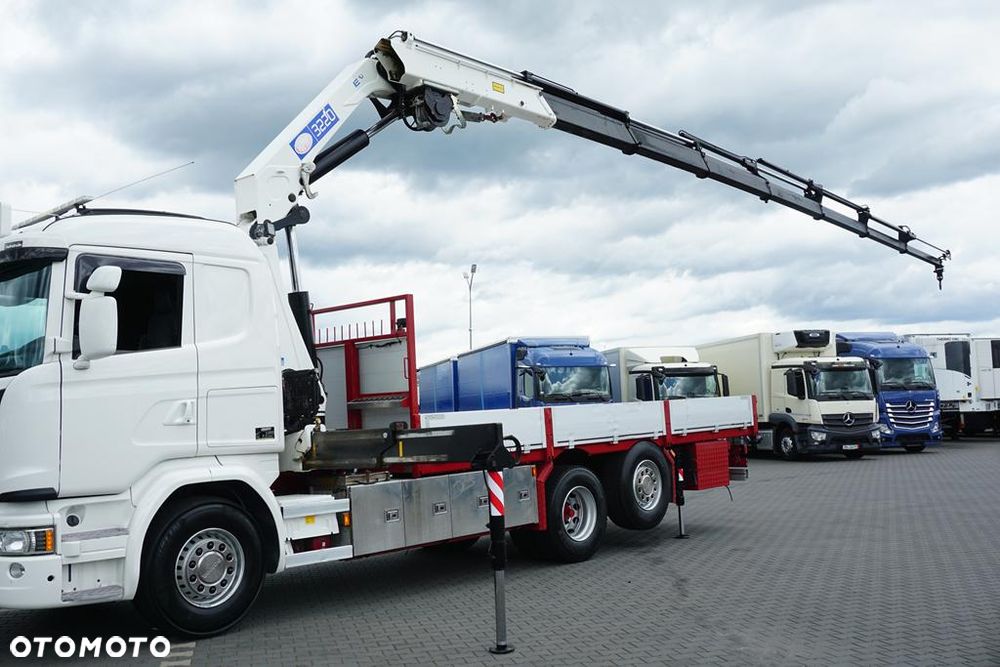 Scania G 490 / 6 X 2 / SKRZYNIOWY + HDS / HMF 3220 K7 / WYSIĘG 18,9 M - 16