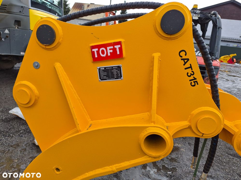 Chwytak 5cio palczasty, Szczęka Kleszcze Wyburzeniowe Kruszarka fi75mm CAT 315, TOFT ASC70. - 4