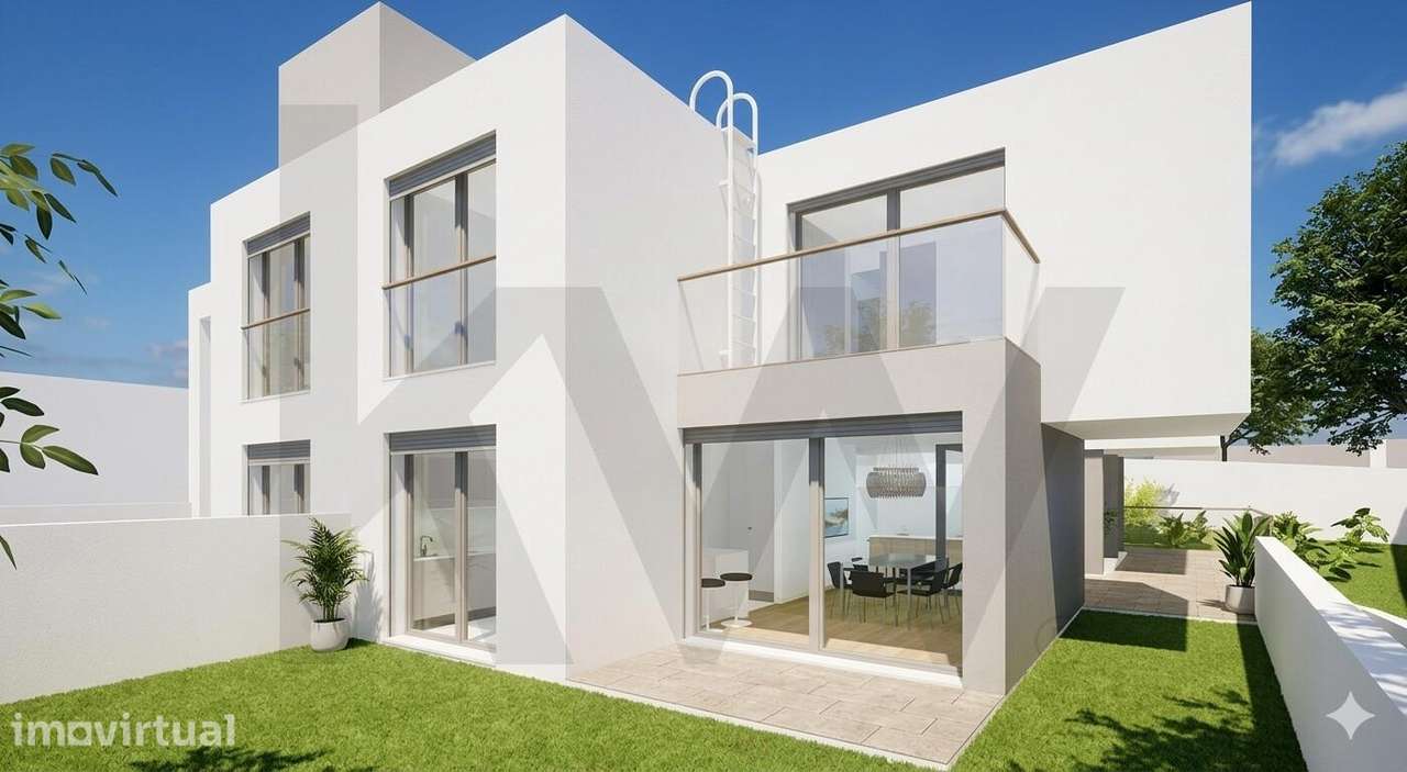 Moradia T4 Contemporânea com Piscina e 4 Lugares de Garagem | Rinchoa, - Grande imagem: 4/10