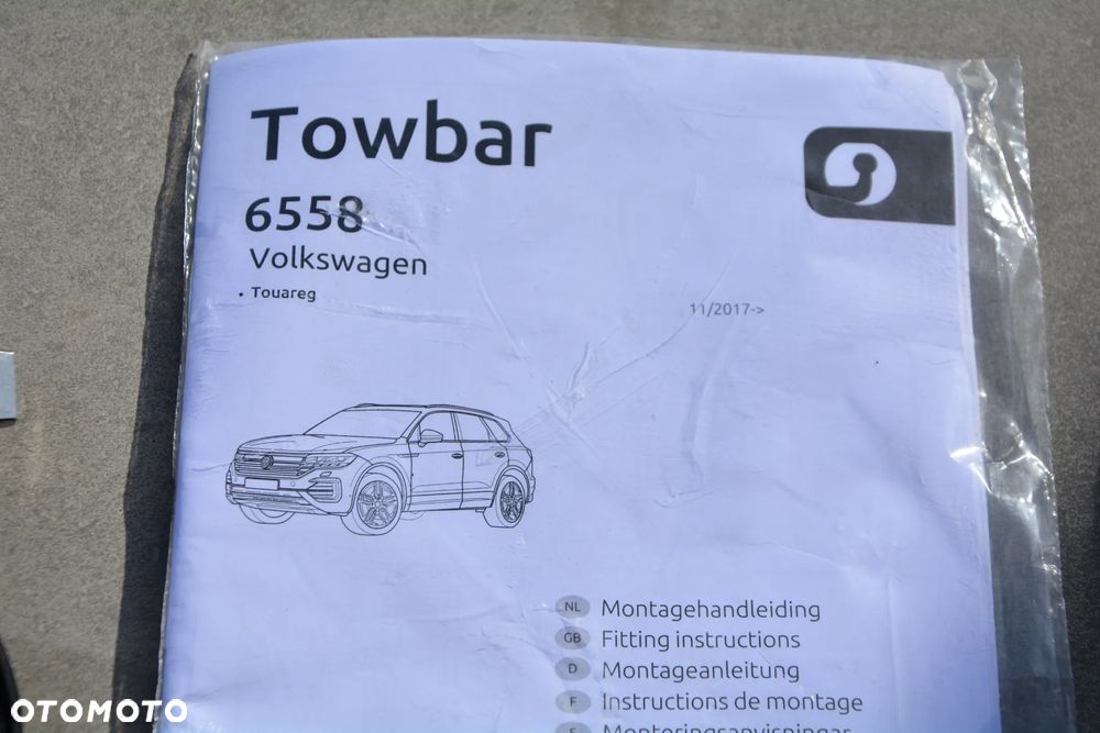 VW Touareg 2017   -  hak wypinany Brink na klucz - 8