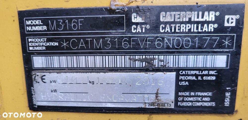 Caterpillar M 316 F / z Niemiec / - 7