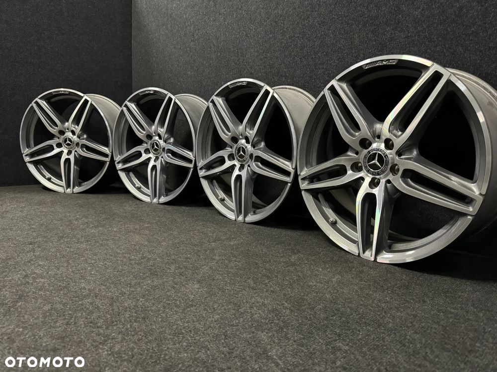 Alufelgi Mercedes E-Klasa W213 AMG, W212, C-Klasa W205 19 cali 5x112 4szt. Ładne z czujnikami! - 1