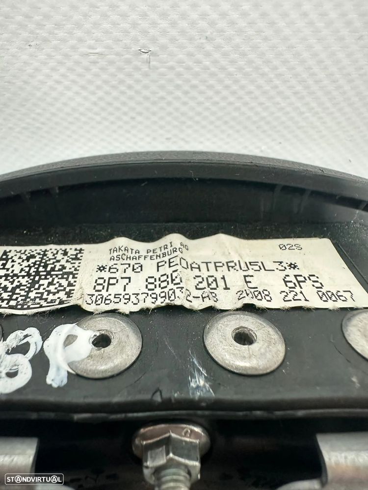 .Airbag Volante Guiador Original Audi A3 8P 8P7880201E 2003 - 2012 - 7